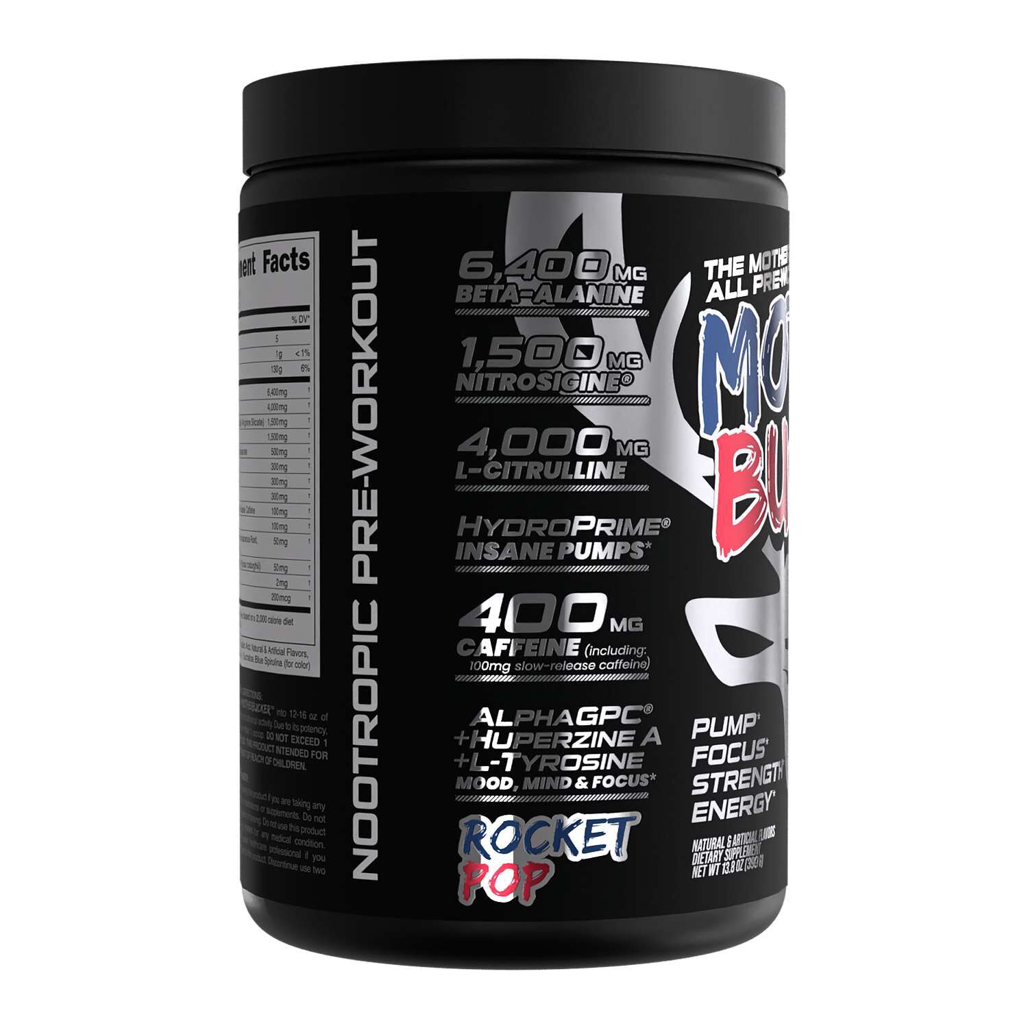 Mother Bucker&trade; Nootropic Pre-Workout - Rocket Pop (20 Servings)
